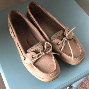 Sperry tan shoes